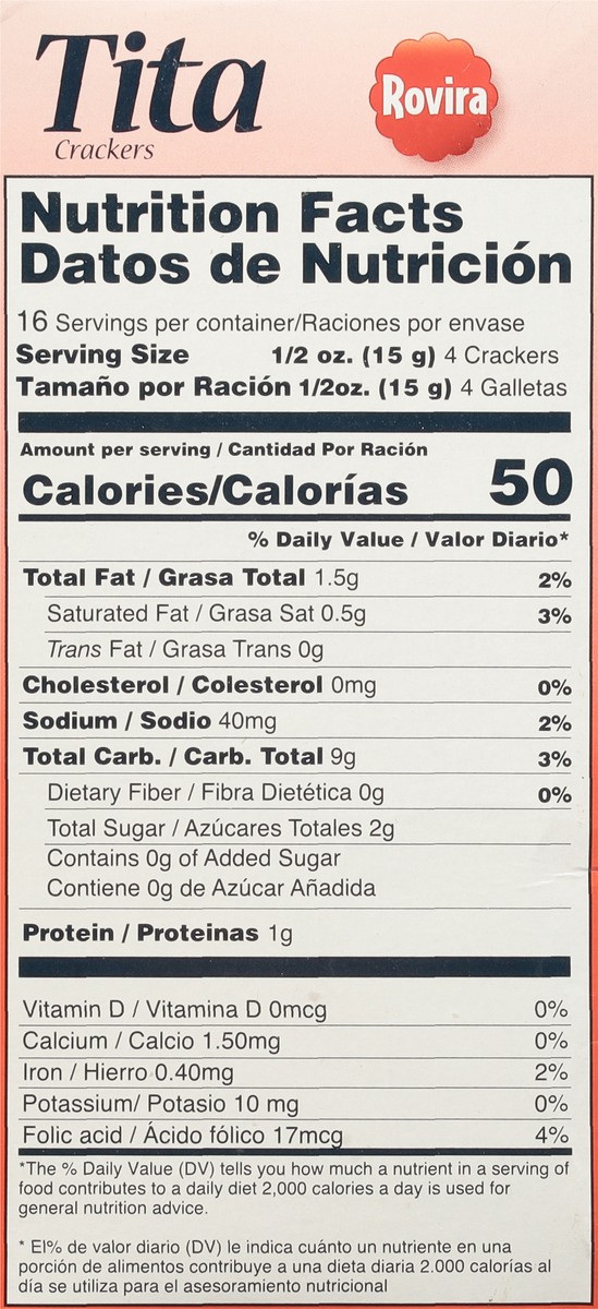 slide 4 of 9, Rovira Tita Crackers 3 ea, 3 ct