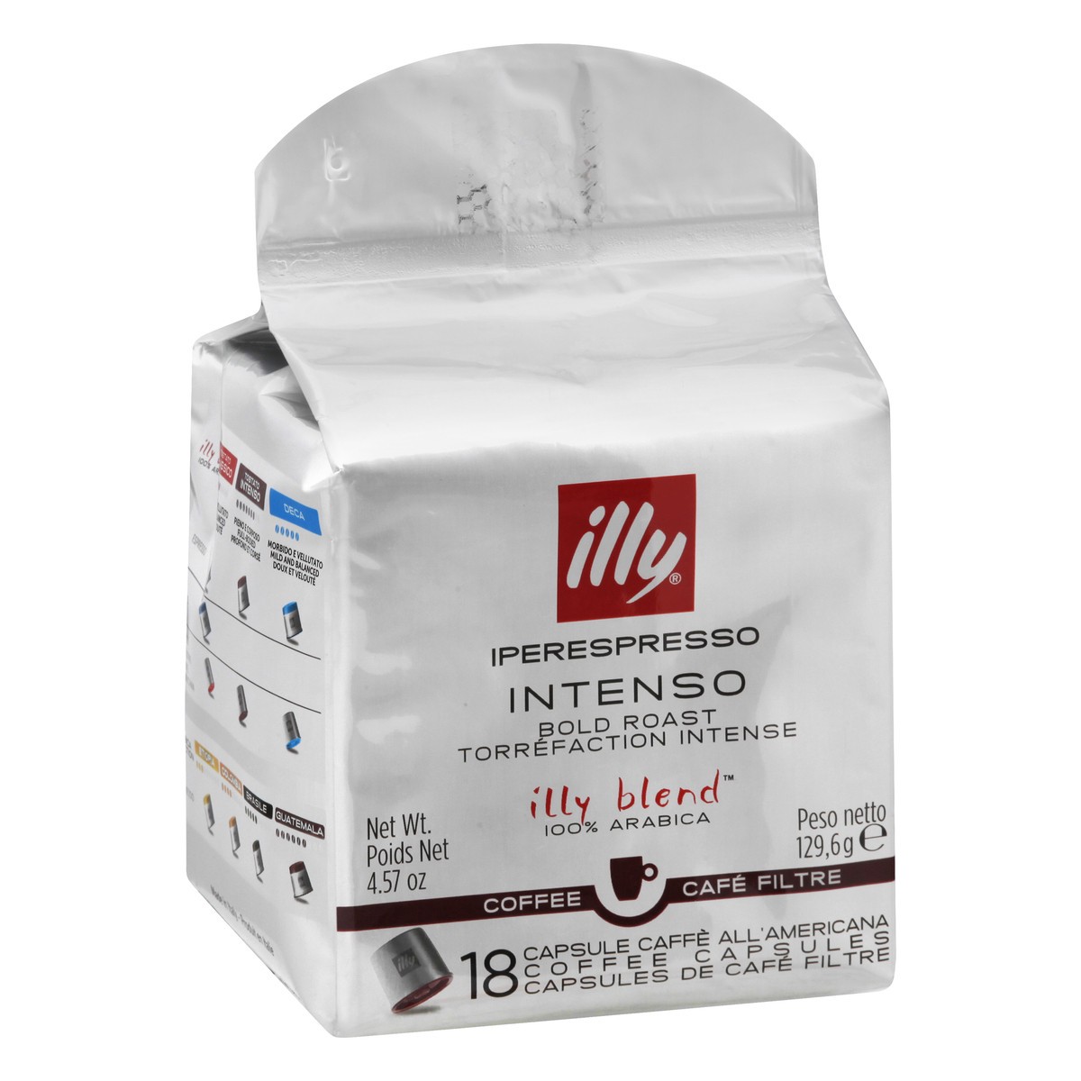 slide 2 of 9, illy IperEspresso Intenso Bold Roast Capsules Coffee 18 ea, 18 ct