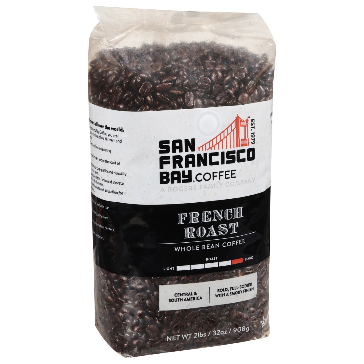 slide 3 of 9, SF Bay Coffee Whole Bean Dark Roast French Roast Coffee 2 lb, 2 lb