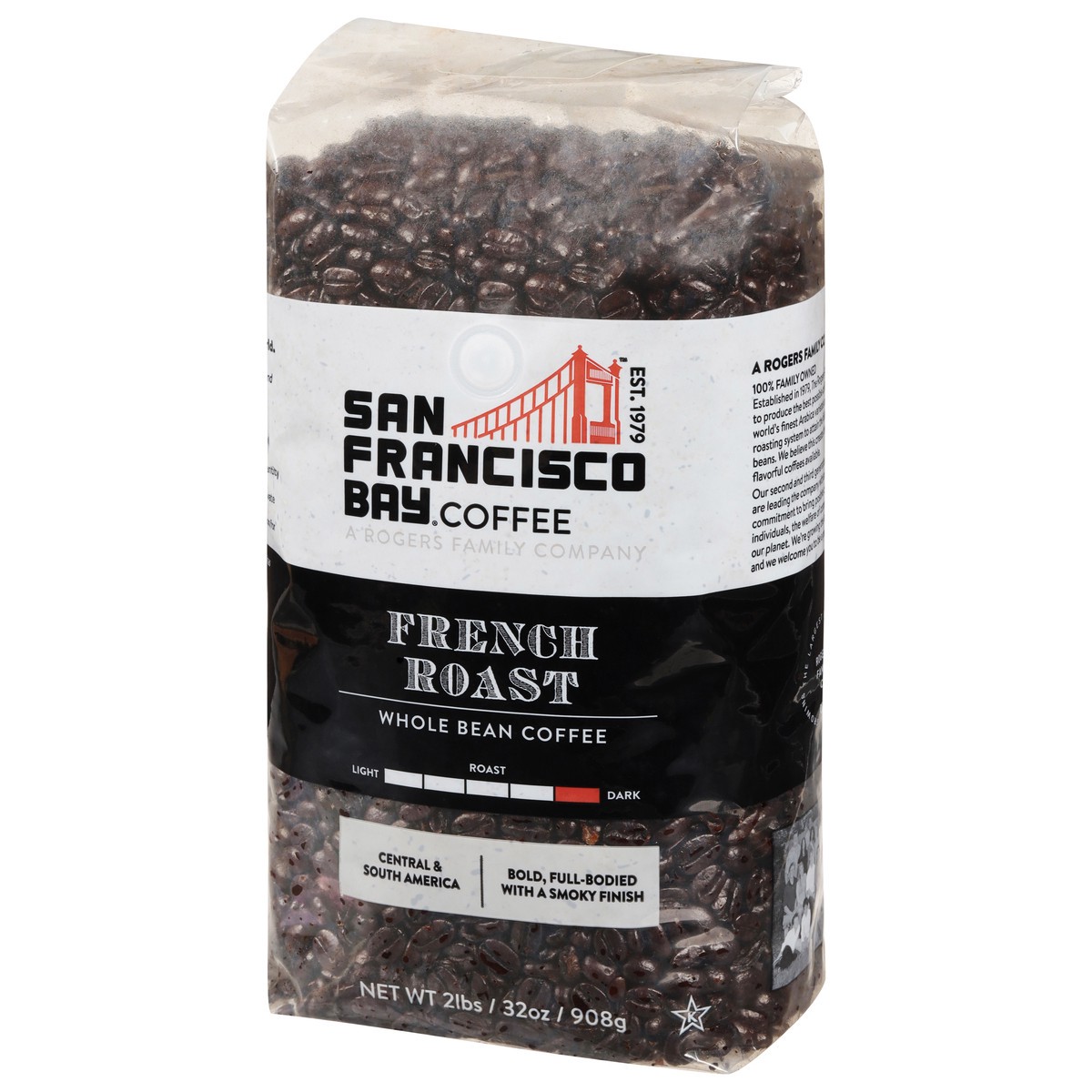 slide 4 of 9, SF Bay Coffee Whole Bean Dark Roast French Roast Coffee 2 lb, 2 lb