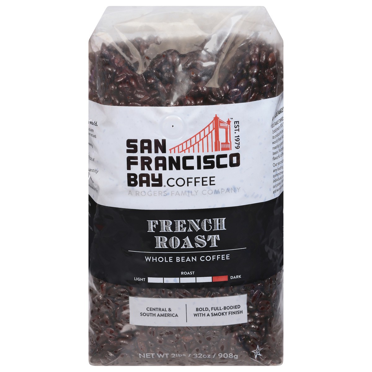 slide 1 of 9, SF Bay Coffee Whole Bean Dark Roast French Roast Coffee 2 lb, 2 lb