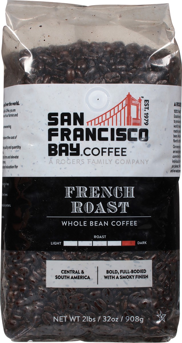 slide 2 of 9, SF Bay Coffee Whole Bean Dark Roast French Roast Coffee 2 lb, 2 lb