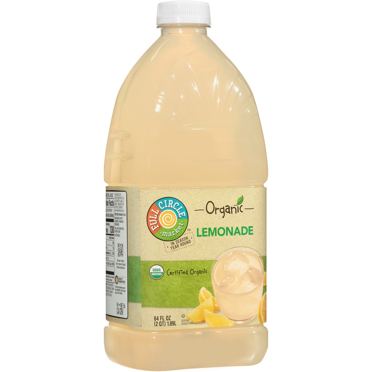 slide 5 of 9, Full Circle Market Lemonade - 64 fl oz, 64 fl oz