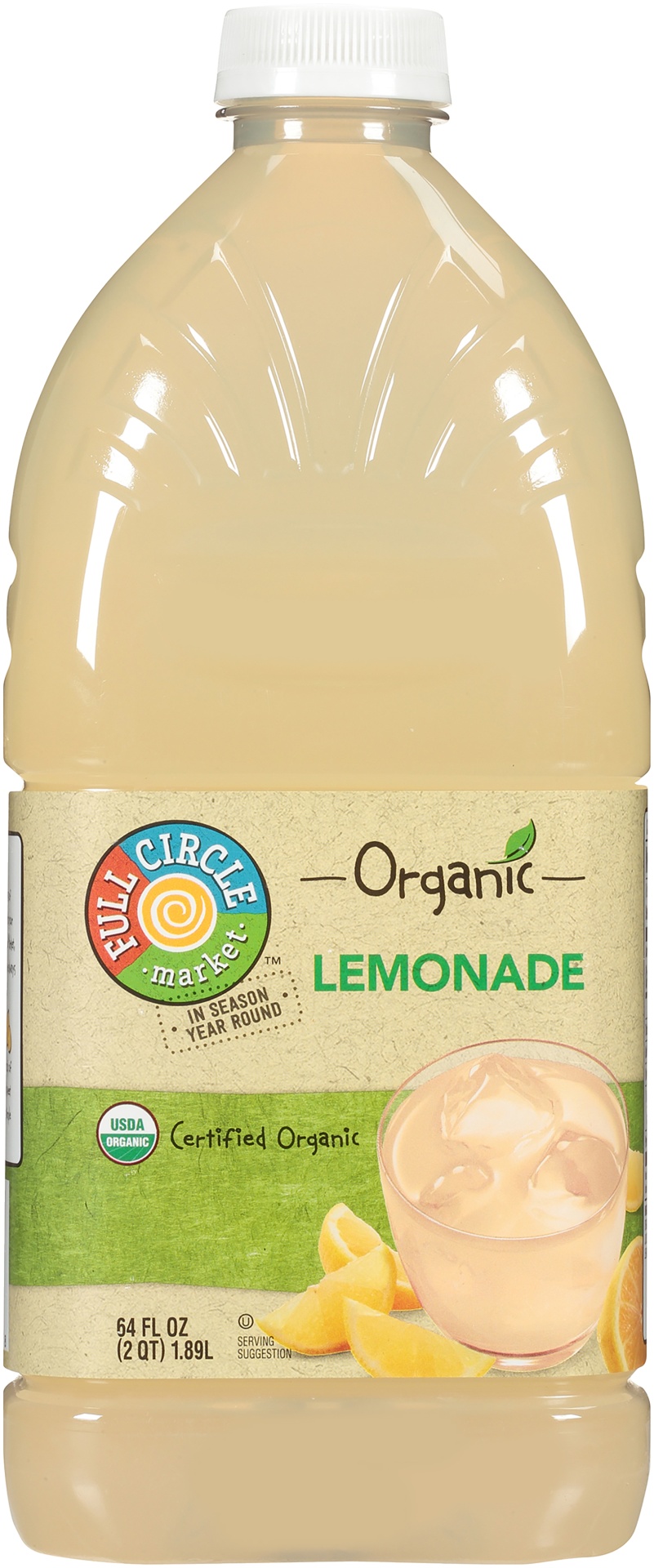 slide 1 of 1, Full Circle Market Organic Lemonade, 64 fl oz