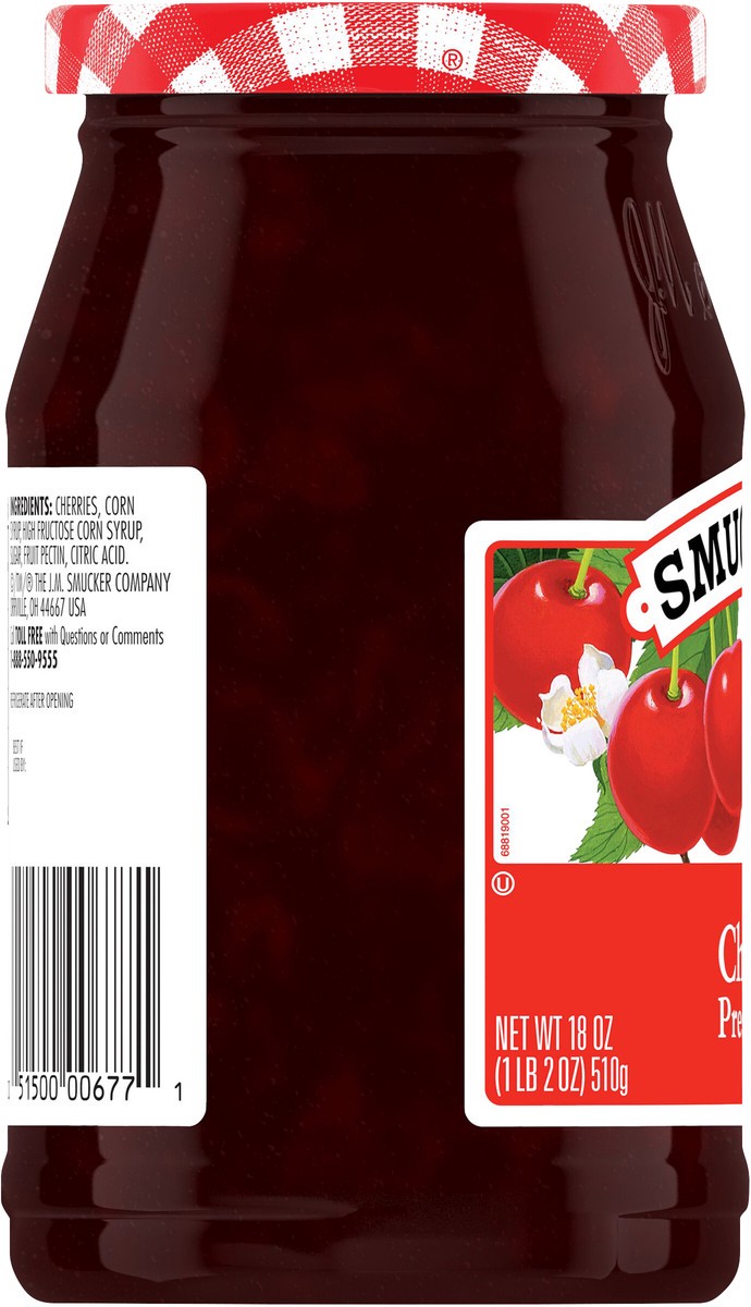 slide 2 of 8, Smucker's Cherry Preserves, 18 Ounces, 18 oz