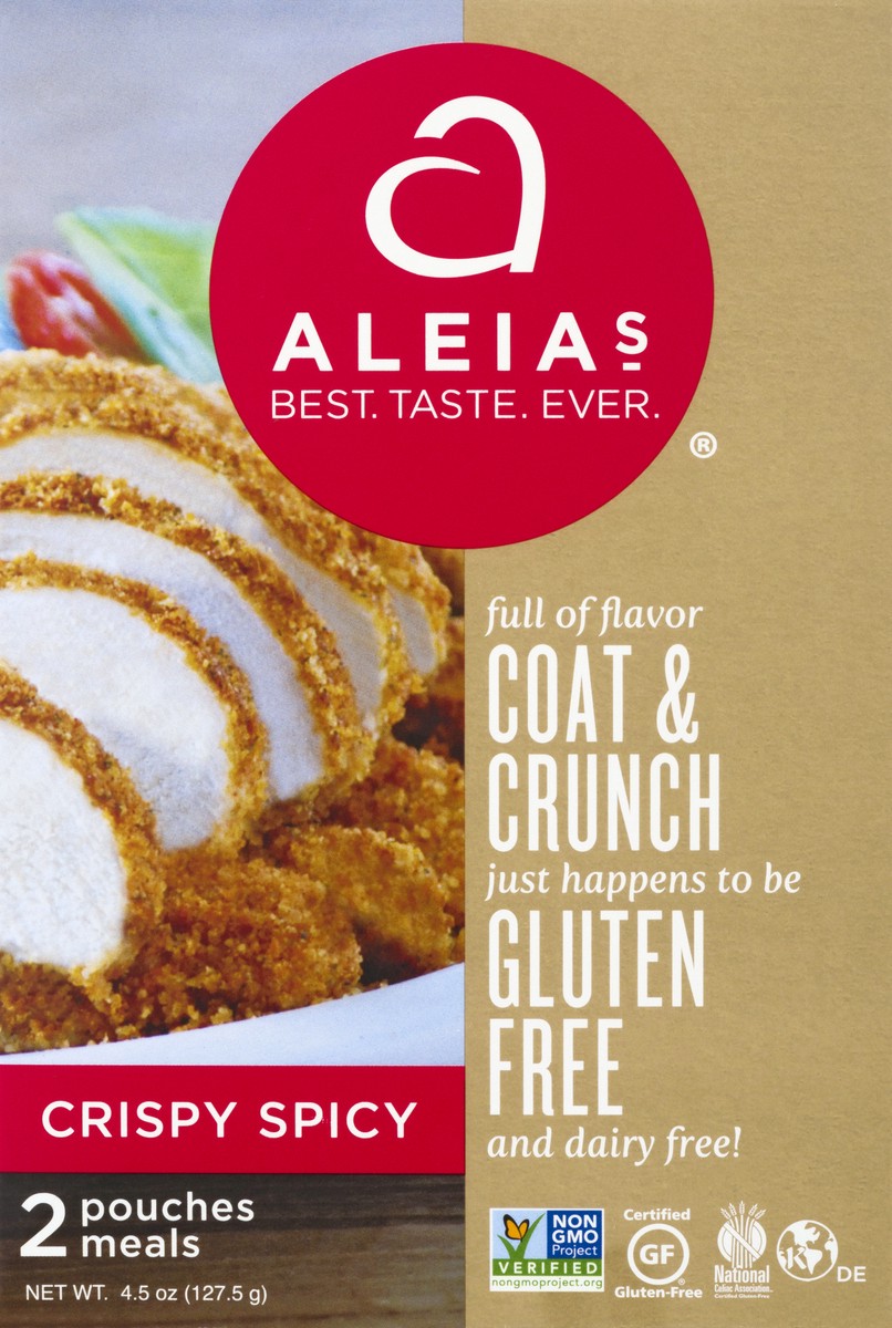 slide 1 of 13, Aleia's Crispy Spicy Coating, 4.5 oz