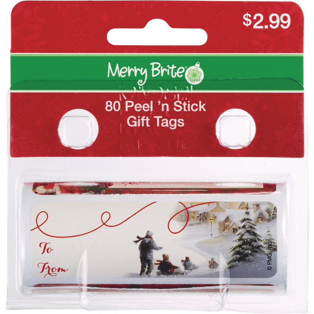 slide 1 of 1, Xm 54/80Ct Roll Tags, 1 ct