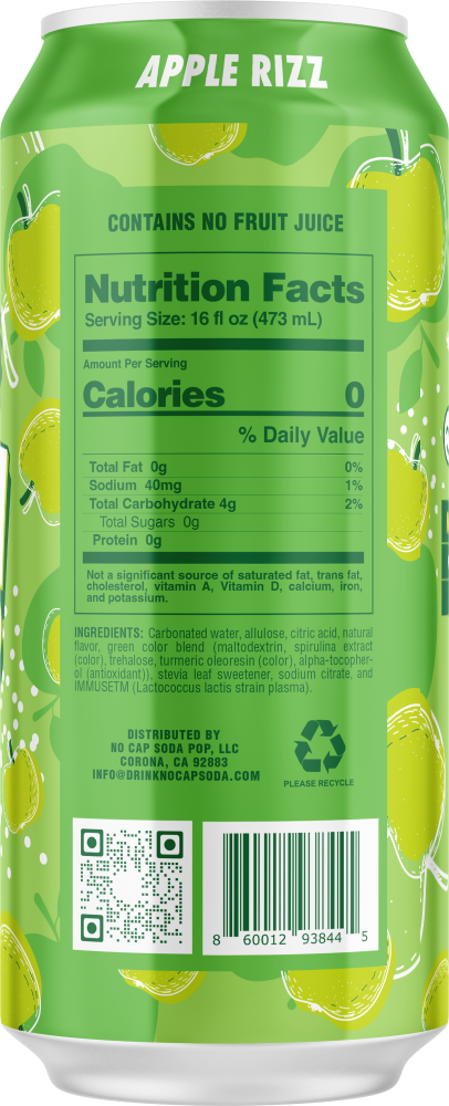 slide 3 of 3, No Cap Apple Rizz, 16 oz