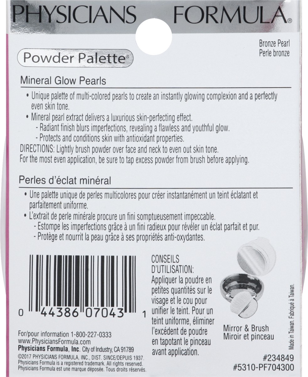 slide 9 of 9, Physicians Formula Powder Palette Mineral Glow Pearls Bronze Pearl, 1 ct