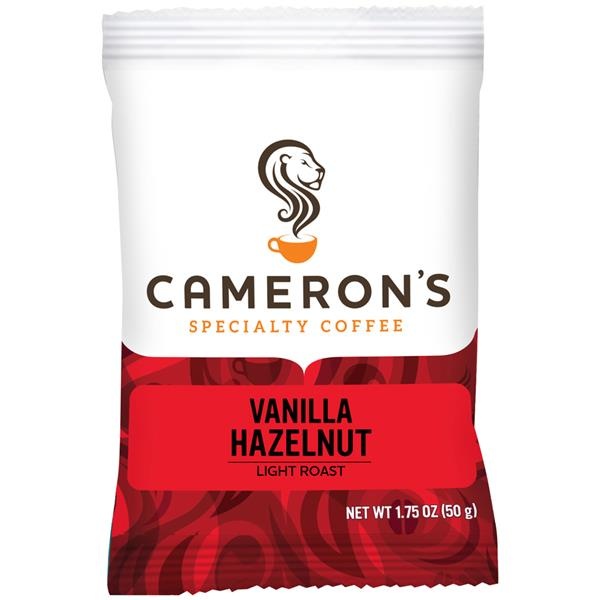 slide 1 of 1, Cameron's Coffee Vanilla Hazelnut Ground Coffee Beans, 1.75 oz
