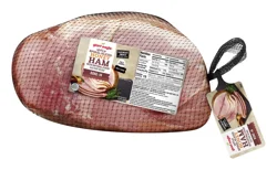 Giant Eagle Half Spiral Sliced Honey Ham, Bone-In, Hardwood Smoked