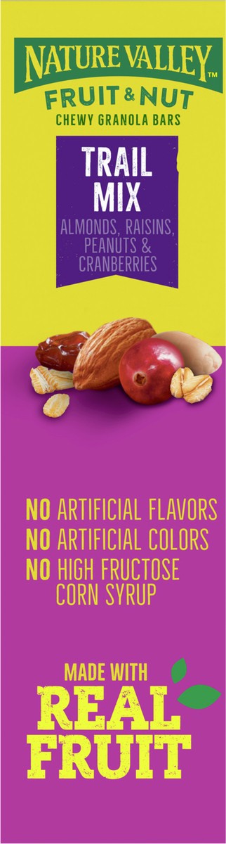 slide 4 of 8, Nature Valley Chewy Fruit and Nut Granola Bars, Trail Mix- 6 ct, 6 ct