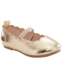 Carter's Toddler Ballet Flats Gold Size 6