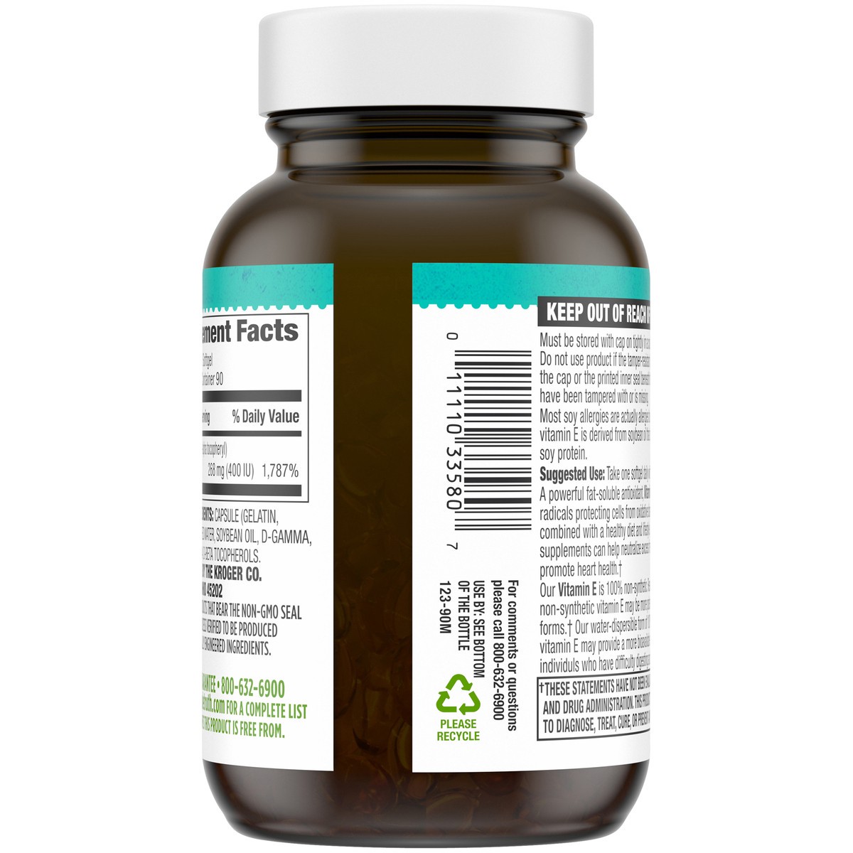 slide 9 of 11, Simple Truth™ Non-Synthetic Form Vitamin E Dietary Supplement Softgels 90 ct Bottle, 90 ct