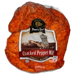 Boar's Head Deli Cracked Pepper Mill Smoked Turkey Breast (Thin Sliced)