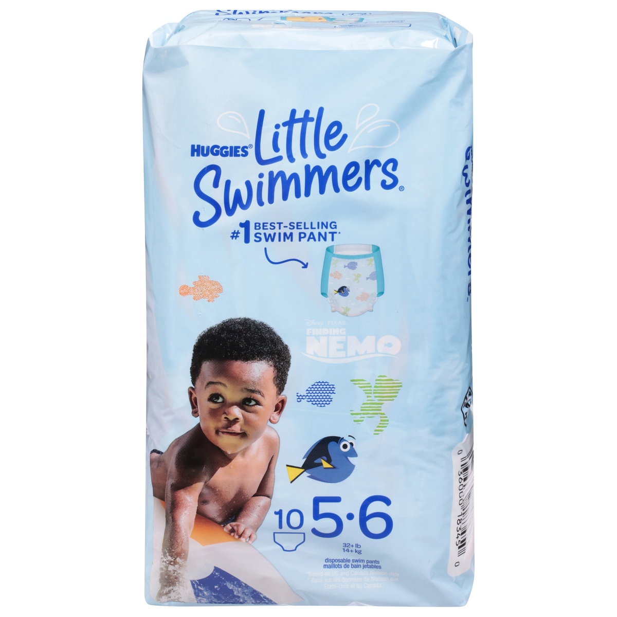 slide 1 of 3, Huggies Little Swimmers Large Disposable Swimpants, 10 ct