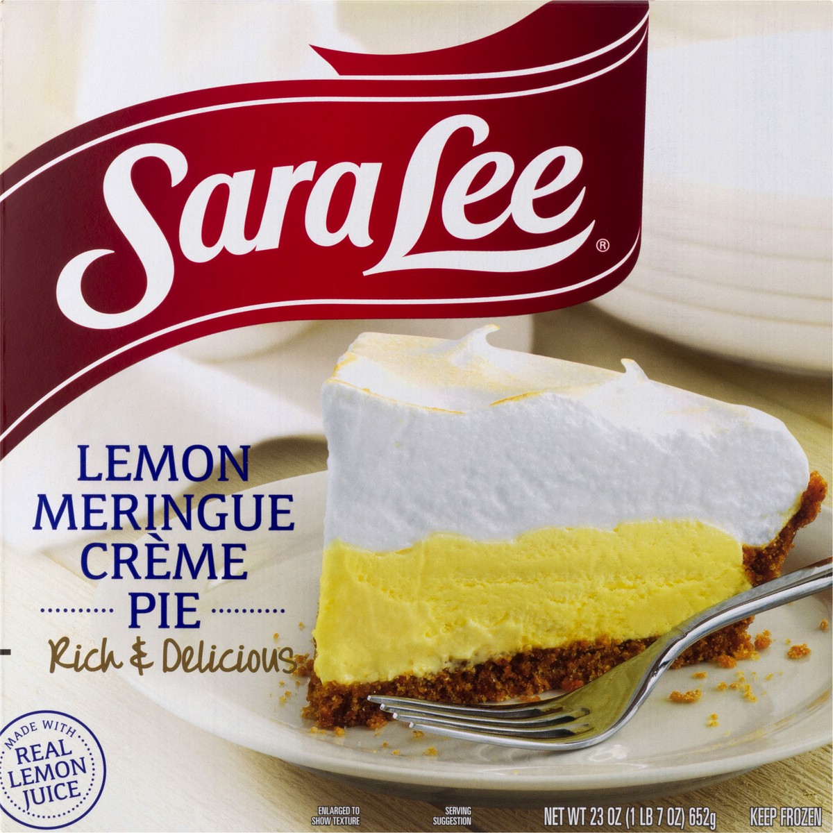 slide 7 of 13, Sara Lee Crème Pie Lemon Meringue 23oz, 23 oz