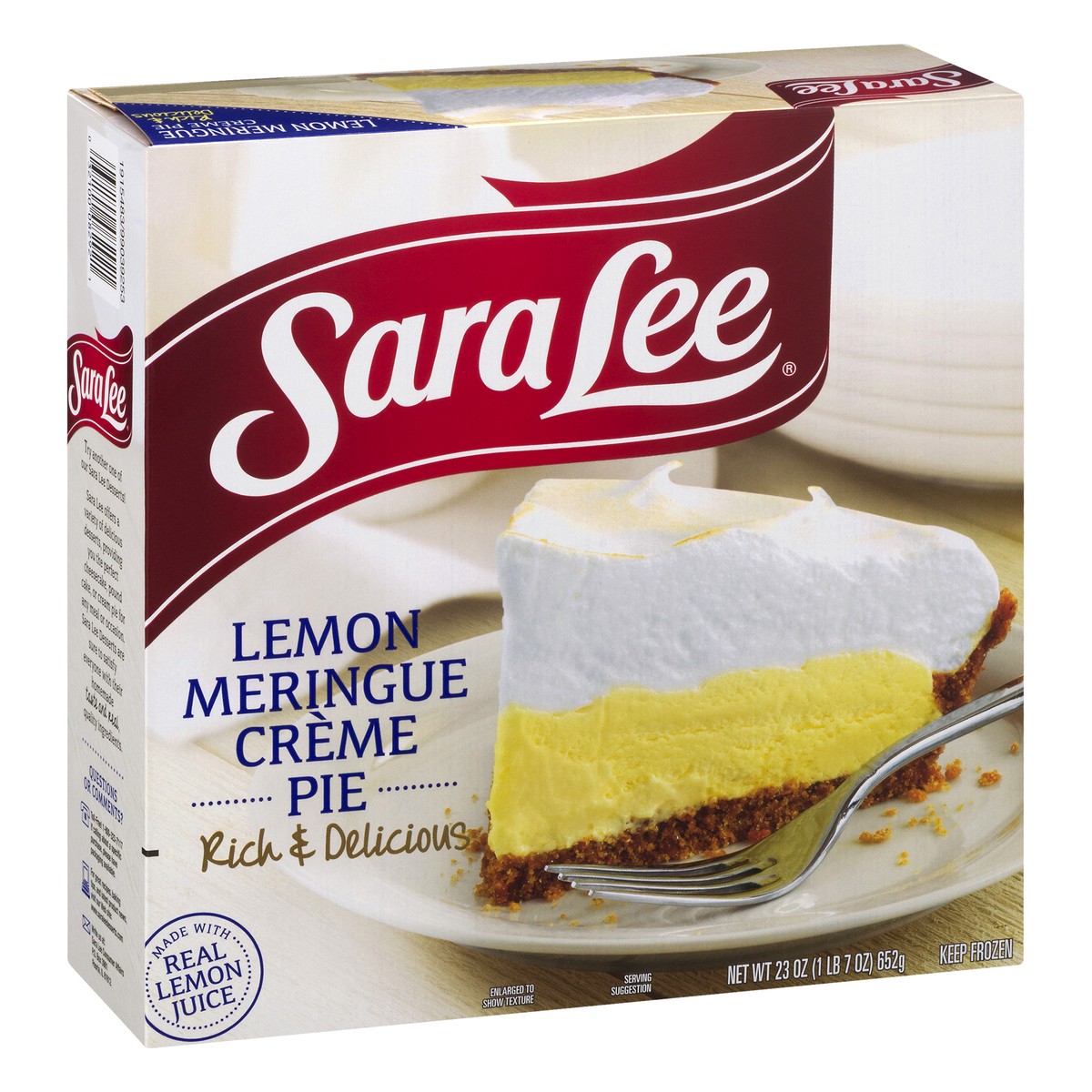 slide 4 of 13, Sara Lee Crème Pie Lemon Meringue 23oz, 23 oz