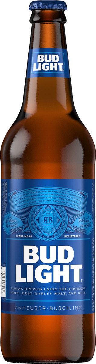 slide 5 of 6, Anheuser Busch Bud Light Beer 22Oz Btl, 22 oz