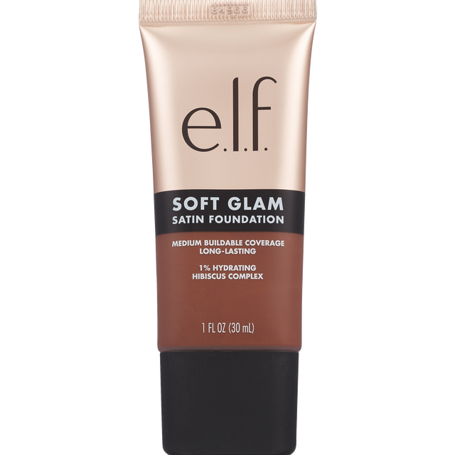 slide 1 of 1, ELF E.L.F. Soft Glam Satin Foundation, 1 oz