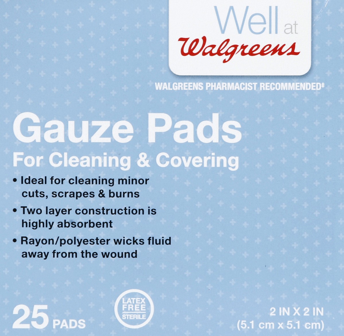 slide 2 of 4, Walgreens Gauze Pads, 25 ct