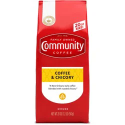 Community Coffee Coffee & Chicory Ground Coffee Bag - 20 oz