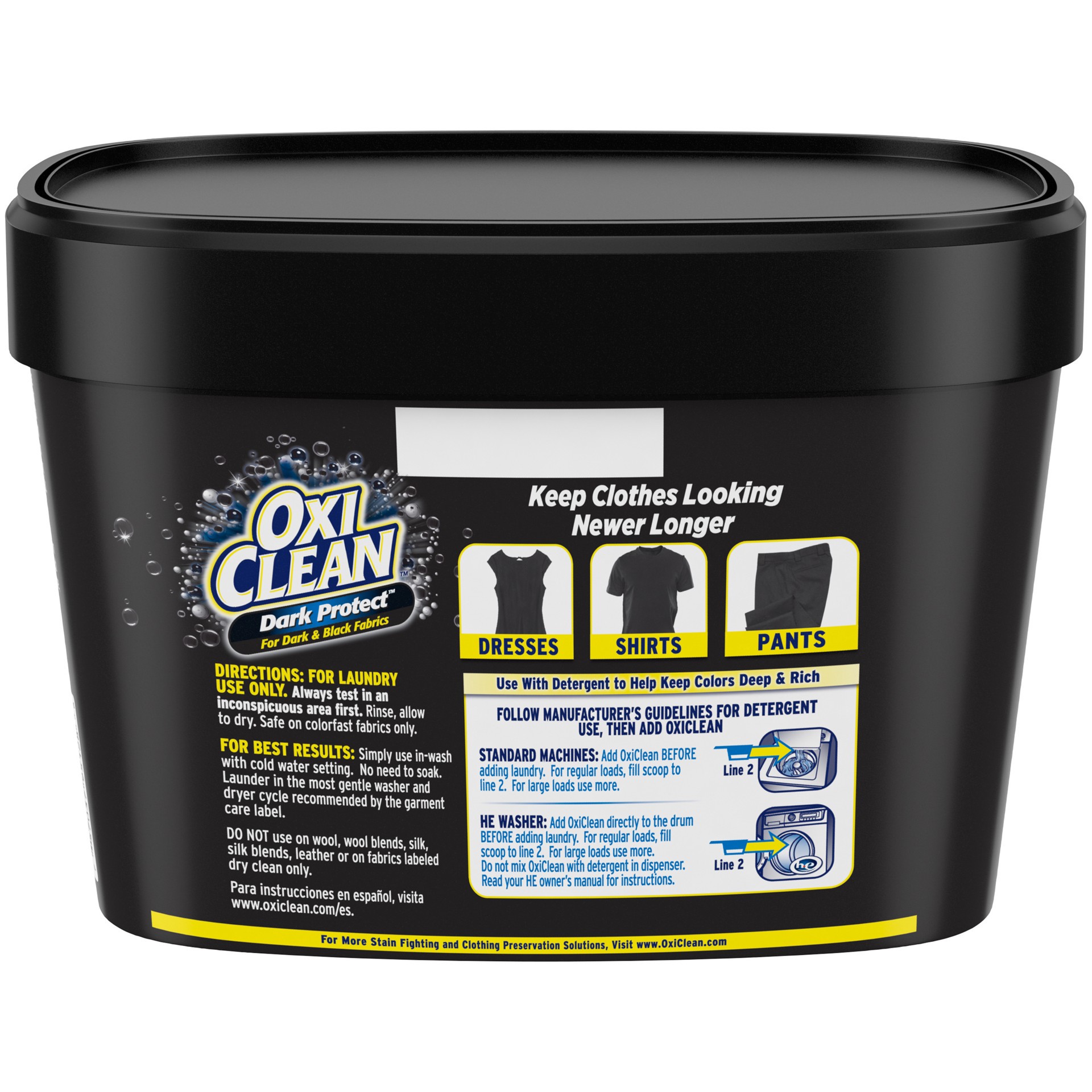 slide 2 of 5, Oxi-Clean Dark Protect 3lb, 3 lb