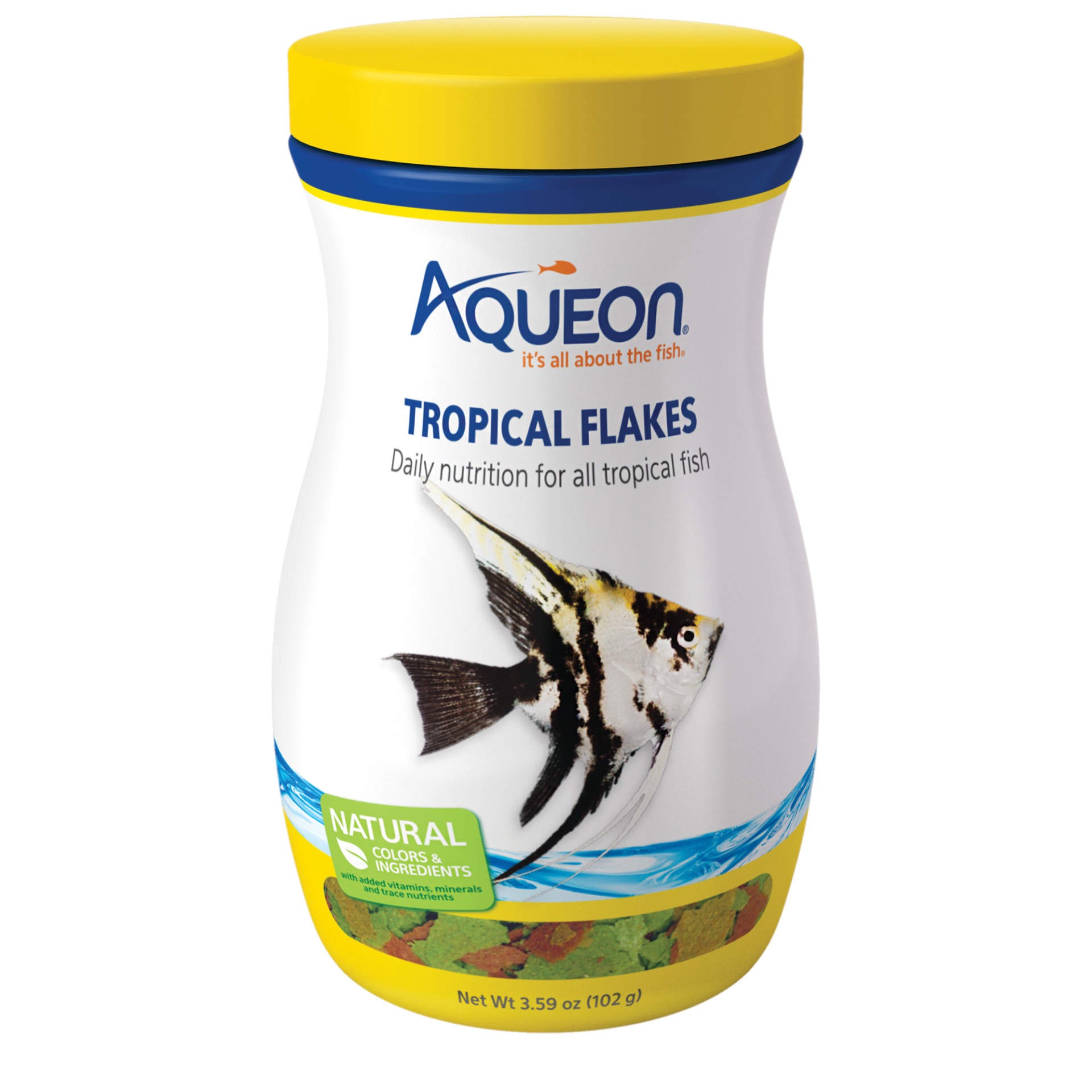 slide 1 of 7, Aqueon Tropical Flakes 3.59 Ounces, 1 ct