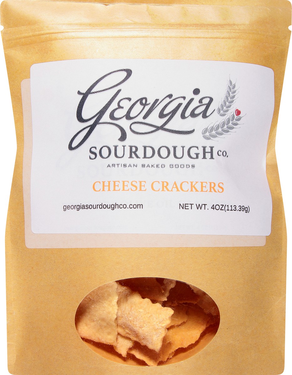 slide 4 of 12, Georgia Sourdough Co. Cheese Crackers 4 oz, 4 oz