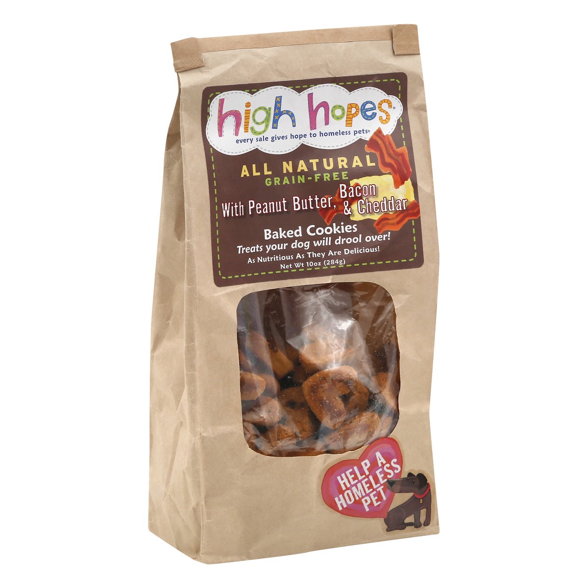 slide 9 of 12, High Hopes With Peanut Butter Bacon & Cheddar Baked Cookies 10 oz, 10 oz