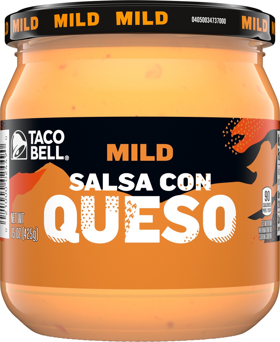 slide 10 of 11, Taco Bell Mild Salsa Con Queso, 15 oz