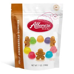 Albanese Jolly Gingerbread Gummies, 7 Oz