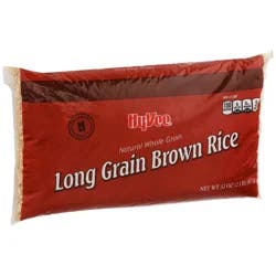 Hy-vee Natural Whole Grain Long Grain Brown Rice