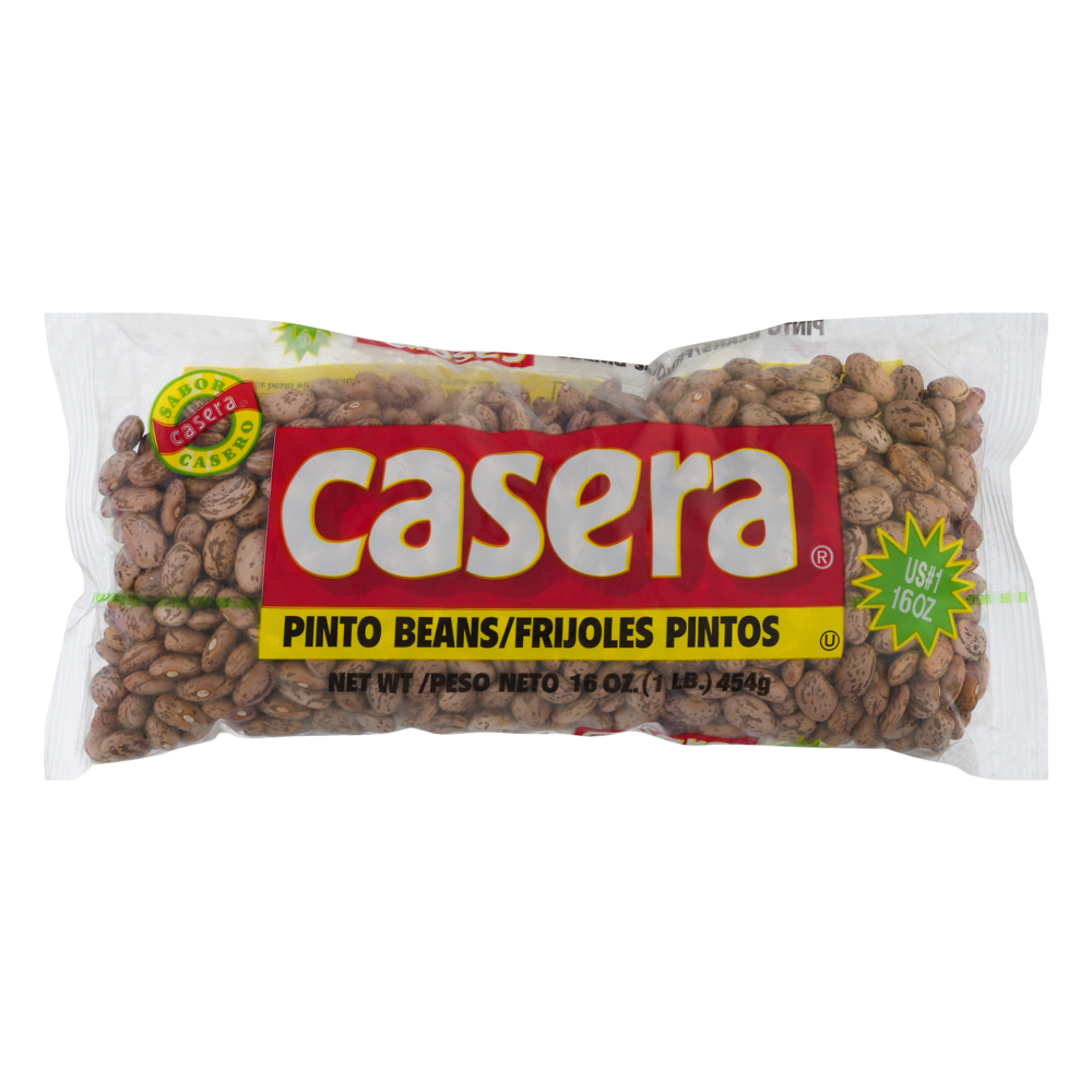 slide 1 of 1, Casera Pinto Beans, 16 oz