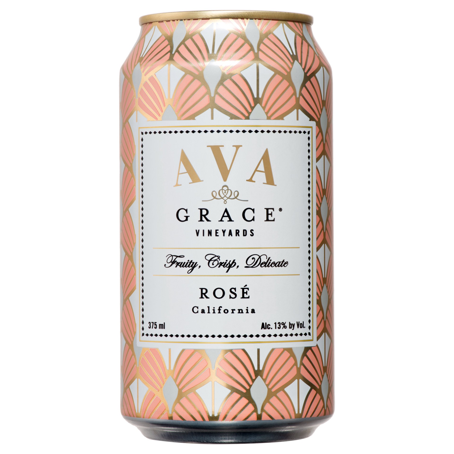 slide 1 of 5, AVA Grace Rosé, Pink Wine, California, 1 ct, 375ml Can, 375 ml