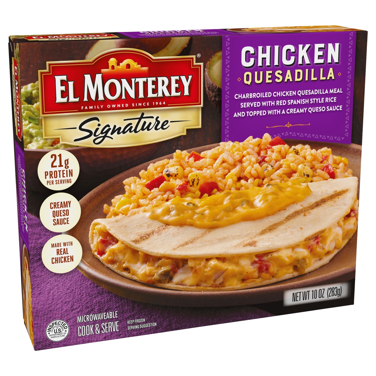 slide 2 of 9, El Monterey Chicken Quesadilla Meal, 10 oz