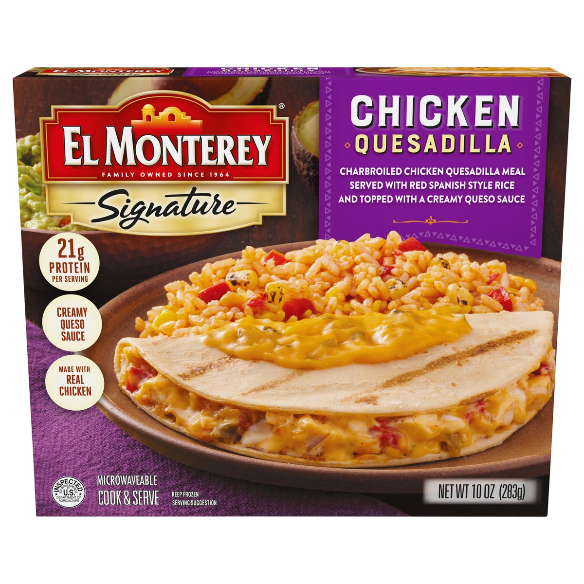 slide 1 of 9, El Monterey Chicken Quesadilla Meal, 10 oz