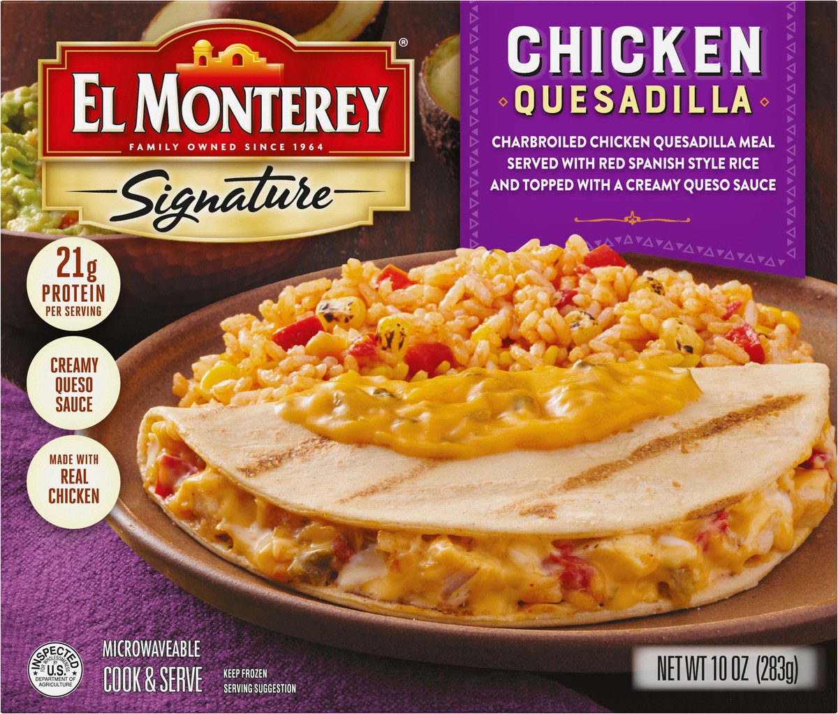 slide 6 of 9, El Monterey Chicken Quesadilla Meal, 10 oz