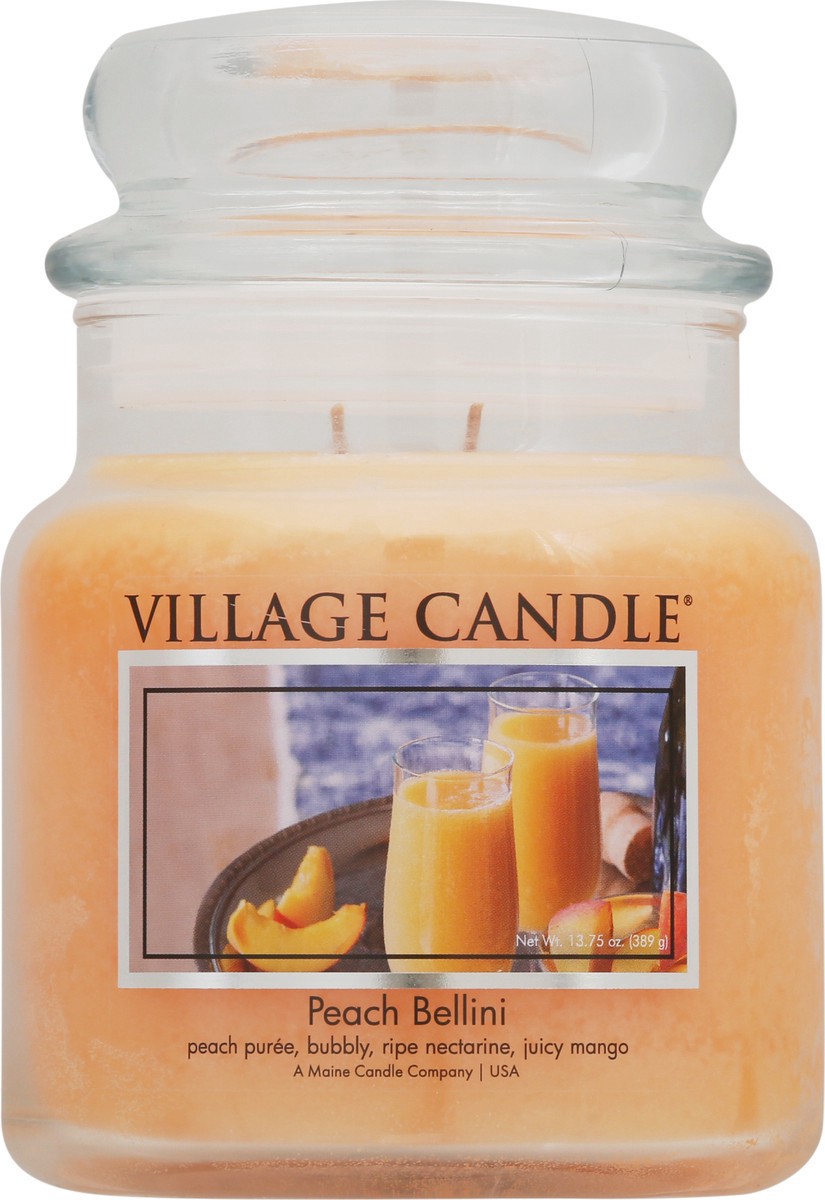 slide 5 of 9, Village Candle Village Peach Bellini - 16.00 OZ, 13.75 oz