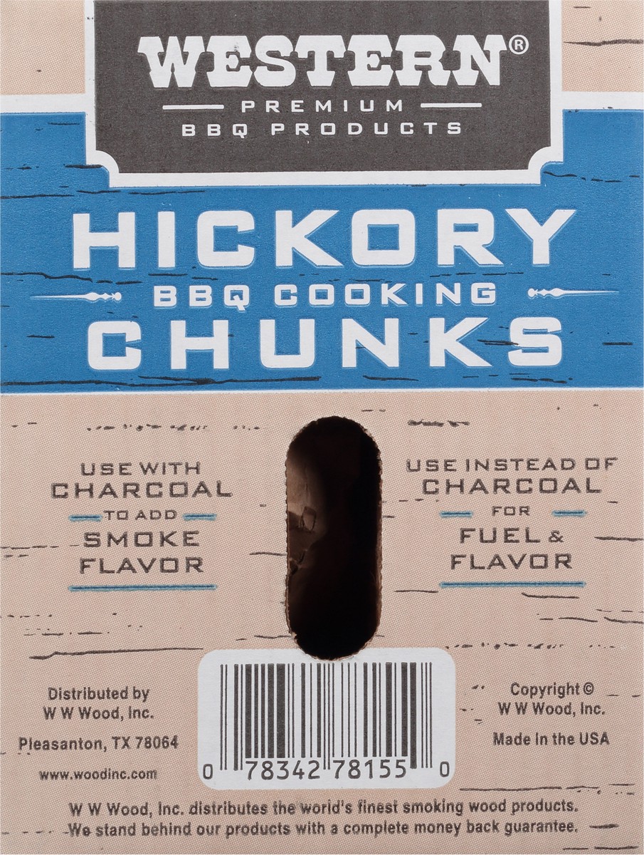 slide 10 of 11, Western Premium BBQ Products Hickory BBQ Cooking Chunks 1 ea, 1 ct