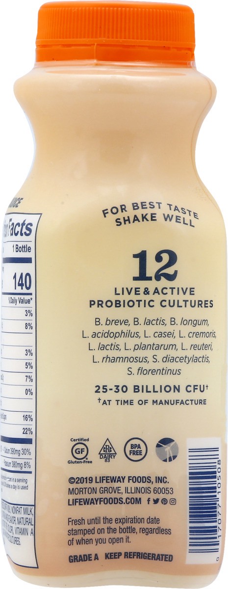 slide 11 of 11, Lifeway Low-Fat Mango Kefir, 8 oz