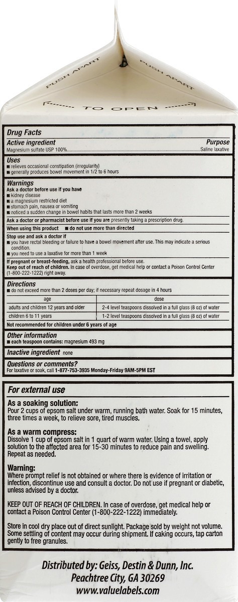 slide 3 of 5, Good Sense Epsom Salt 4 lb, 4 lb