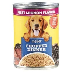 Meijer Wet Dog Grnd Filet Mignon 13.2Oz