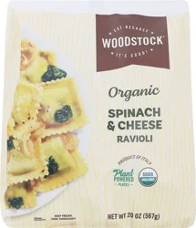 Woodstock Organic Spinach & Cheese Ravioli 20 oz