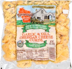 Henning's Cheese Curds, Cheddar, Garlic & Dill