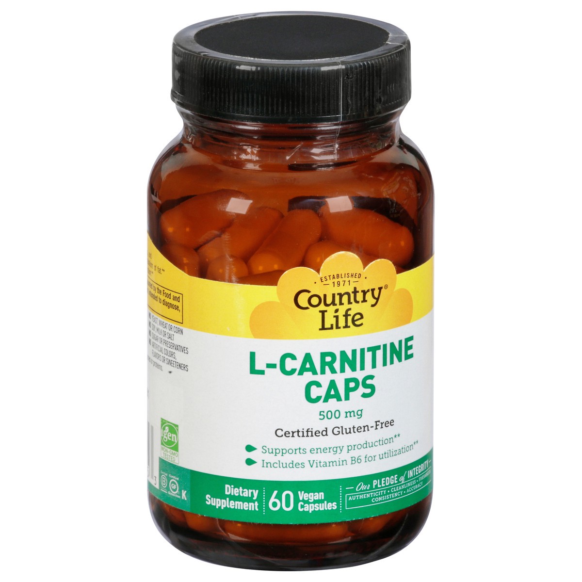 slide 6 of 13, Country Life L-Carnitine, 60 ct