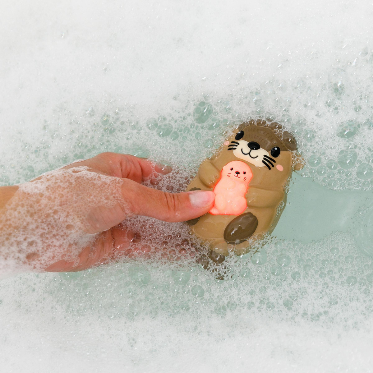 slide 3 of 5, Infantino Right Temp Light Up Otter, 1 ct