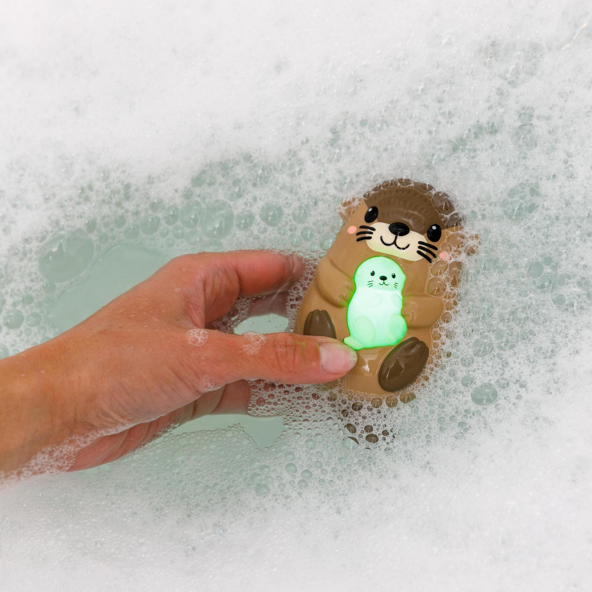 slide 4 of 5, Infantino Right Temp Light Up Otter, 1 ct