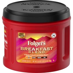 Folgers Breakfast Blend Mild Roast Ground Coffee