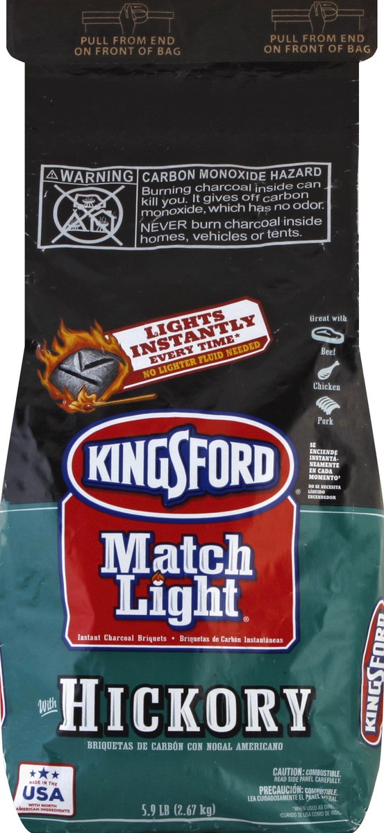 slide 1 of 6, Kingsford Instant Charcoal Briquets 5.9 lb, 5.90 lb